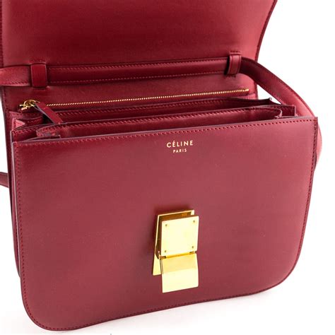 celine box bag small red|celine box bag price.